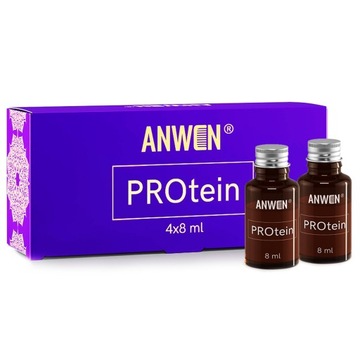 Anwen proteiny w ampułkach do włosów odbudowuje