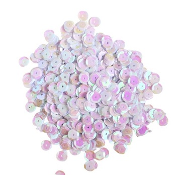 CEKINY opalizujące łamane 6 mm 15 g BIEL / BŁĘKIT / FIOLET