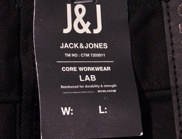 JACK&JONES spodnie STRAIGHT jeans REGULAR_ W32 L32