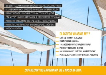 ZASŁONA KURTYNA ZEWNĘTRZNA WODOSZCZELNA NA PERGOLĘ ALTANĘ PATIO NA WYMIAR