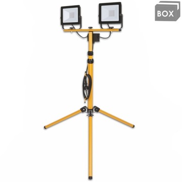 Reflektor halogenowy na stojaku LED 2 x 30 W MAAN