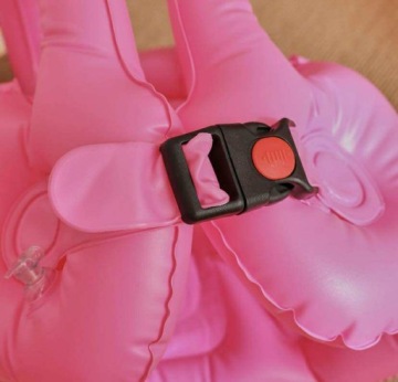 НАДУВНОЙ СПАСАТЕЛЬНЫЙ ЖИЛЕТ ДЛЯ ДЕТЕЙ, РОЗОВЫЙ КАПОК С ПЛАВАЮЩИМИ КРЫЛЬЯМИ