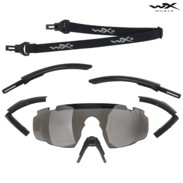 Баллистические очки Wiley X Sabre 2в1 СЕРЫЕ + ПРОЗРАЧНЫЕ
