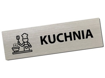 Самоклеящаяся вывеска КУХНЯ различный дизайн 20х6