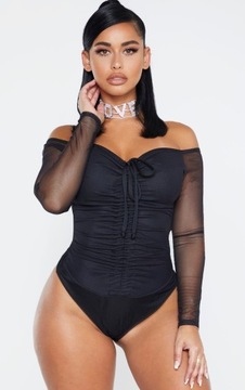 PRETTYLITTLETHING BODY Z DŁUGIM RĘKAWEM 36 1EJE