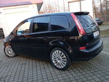 Ford C-MAX I 1.8 Duratec 125KM 2008 Ford C-MAX 1.8 PROSTA benzyna KLIMATRONIK kolor NAVI piekny czarny 1.8, zdjęcie 11