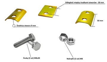 СОЕДИНИТЕЛЬНАЯ РУЧКА ДЛЯ КАБЕЛЕЙ МОЛНИИЗАЩИТЫ 1 ШТ.