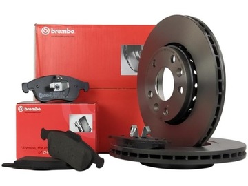 ПЕРЕДНИЕ ДИСКИ+колодки BREMBO RENAULT MEGANE III