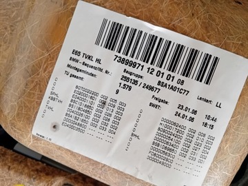 BOCZEK DRZWI LEWY TYŁ BMW 7 E65 745 D