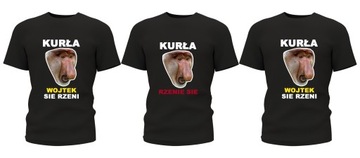 CZARNA KOSZULKA TSHIRT WIECZÓR KAWALERSKI NOSACZ L