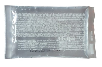 KOMPRES OKŁAD ŻELOWY CIEPŁO ZIMNO 7,5X13 NIEMIECKI