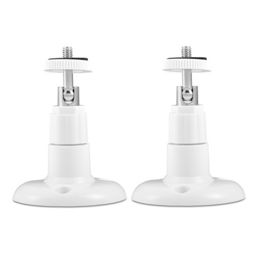 2 szt. Obrotowa kamera bezpieczeństwa o 360 stopni wewnątrz, na zewnątrz, metalowy wspornik ścienny