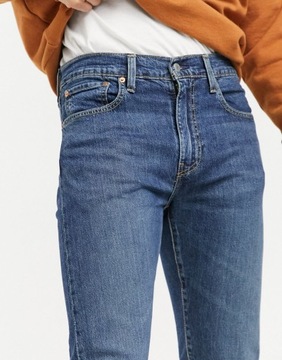 LEVI'S NIEBIESKIE JEANSY PROSTE MĘSKIE 31/32 1RBN