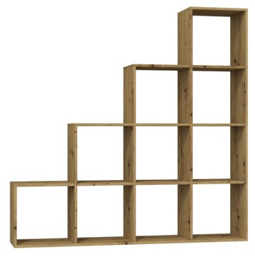 REGAŁ STEP RS-40 DĄB ARTISAN / BIAŁY / SONOMA
