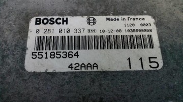Компьютер двигателя Fiat Stilo 1.9JTD 2003 г. 55185364