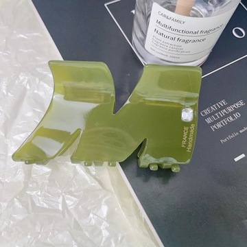 Korean New Creative Design M-Shape Forest Hair Clip Claw Simple Acetic