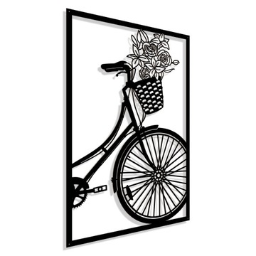 Obraz ażurowy Dekoracja ścienna Panel Retro Rower