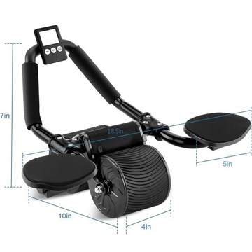 РОЛИК РОЛИК ДЛЯ ТРЕНИРОВКИ МЫШЦ ЖИВОТА ПОЯСНОСТИ 4D КРУГОВЫЙ ИНСТРУМЕНТ ДЛЯ ТРЕНИРОВОК
