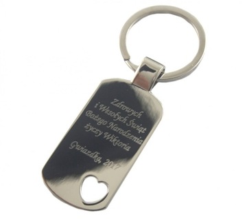 Брелок-сердечко с гравировкой фотографий + КОРОБКА