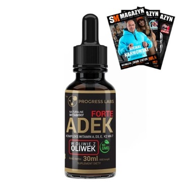 WITAMINA ADEK FORTE A D3 E K2 MK-7 30ml 900 KROPLI