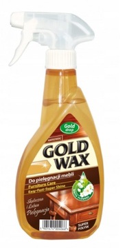 Spray płyn do sprzątania kurzu mebli Gold Wax