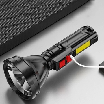 COB Strong Light Фонарик Аккумуляторное освещение