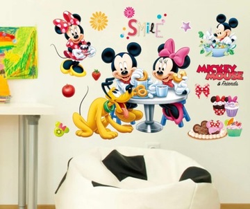 Naklejki na ścianę szafkę tapeta Myszka Miki i przyjaciele Mini Mouse HIT