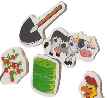 МАГНИТНАЯ ДОСКА ДЛЯ СУХОГО СТИРАНИЯ ПАЗЛ-ФЕРМА МАГНИТЫ