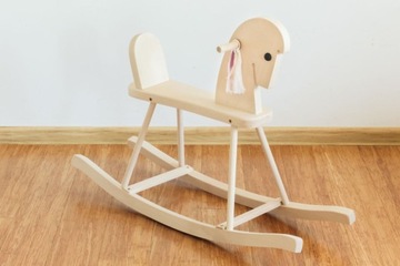 ЛОШАДЬ-КАЧАЛКА лошадка-качалка, натуральное дерево