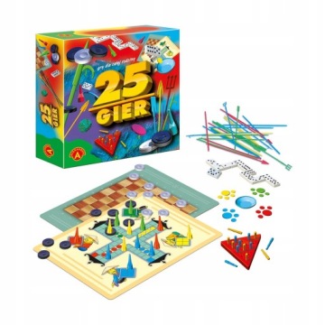 СЕМЕЙНЫЕ СОЦИАЛЬНЫЕ ИГРЫ НАБОР ИЗ 25 ИГР ALE 0157