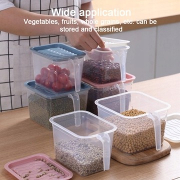Food Storage Box Transparent Kitchen Refrigerator