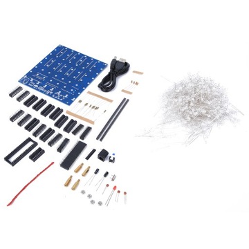 8x8x8 LED Elektroniczne zestawy do majsterkowania