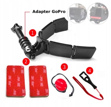 Крепление челюсти для шлема GOPRO / DJI ACTION (GP.20)