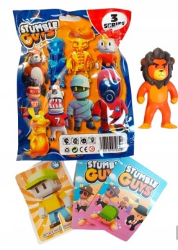 СУМКА STUMBLE GUYS С 3 КАРТАМИ И ИГРОВОЙ ФИГУРКОЙ