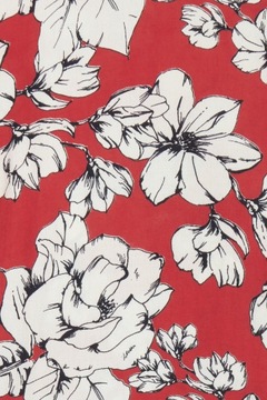 b.young bluzka tunika kwiaty czerwona 44/46