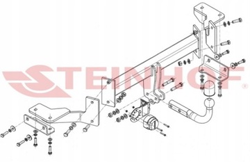 БУКСИРОВОЧНЫЙ КРЮК HYUNDAI TUCSON 2 с 2015 г.+МОДУЛЬ+7PIN13