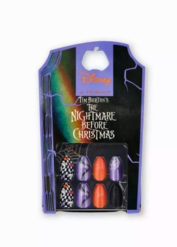 Disney Tipsy sztuczne paznokcie Primark Nightmare before Christmas 24 szt.