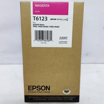 Tusz Epson T6123 Magenta C13T612300 220ml