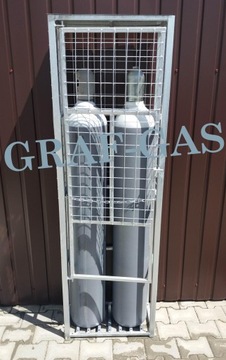 * КОНТЕЙНЕР, КОРЗИНА, СЕТОЧНАЯ ПОДСТАВКА ДЛЯ 2 ГАЗОВЫХ БАЛЛОНОВ 40