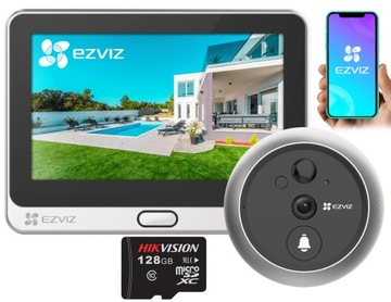 Дверной глазок для камеры Judasz WiFi Карта DP2C 128