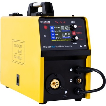 MAGNUM PÓŁAUTOMAT SPAWALNICZY 224 LCD DUAL PULS