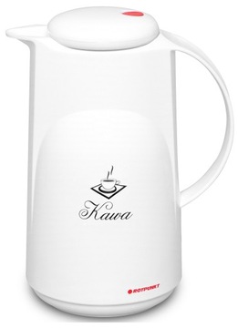 Dzbanek termos konferencyjny ROTPUNKT 300 1,0 L szklany wkład nadruk KAWA