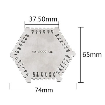 3 . Precyzyjny grzebień z mokrym filmem