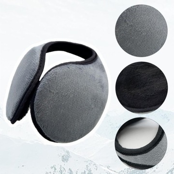 ЗИМНИЕ УШИ, ТЕПЛЫЕ И СТИЛЬНЫЕ НАРУШИ ДЛЯ АКТИВНЫХ ЛЮДЕЙ, СЕРЫЕ