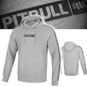 PITBULL WEST COAST BLUZA MĘSKA Z KAPTUREM RODRIGO 280g SZARA XL