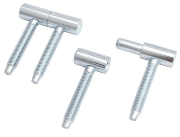 Zawias wkręcany DRZWIOWY OCYNKOWANY DO DRZWI 60 x 13.5 mm