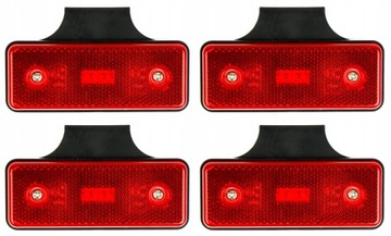 OBRYSÓWKA DIODOWA LED LAMPA OBRYSOWA CZERWONA