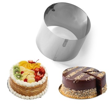 RANT OKRĄGŁY REGULOWANY FORMA OPASKA NA TORT 15 CM