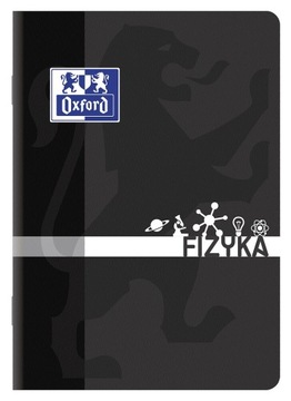 Zeszyt A5 60k kratka OXFORD FIZYKA kolor mix