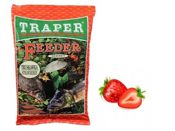 Traper Zanęta Feeder Sekret Truskawka 1kg